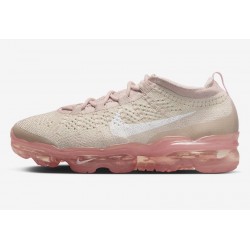 WMNS Nike Air VaporMax 2023 Flyknit Oatmeal Pink DV6840 101 Running Shoes