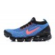 W/M Nike Air VaporMax Flyknit 3 Black Blue Running Shoes AJ6900 015