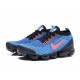 W/M Nike Air VaporMax Flyknit 3 Black Blue Running Shoes AJ6900 015