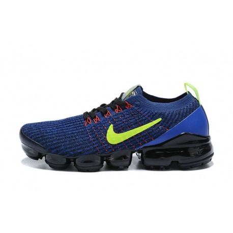 W/M Nike Air VaporMax Flyknit 3 Blue Green Running Shoes