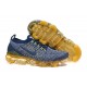 W/M Nike Air VaporMax Flyknit 3 Blue Yellow Running Shoes AJ6900 444