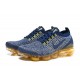 W/M Nike Air VaporMax Flyknit 3 Blue Yellow Running Shoes AJ6900 444