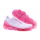 WMNS Nike Air VaporMax Flyknit 3 White Pink Running Shoes AJ6910 005