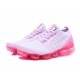 WMNS Nike Air VaporMax Flyknit 3 White Pink Running Shoes AJ6910 005