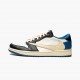 Fragment Design X Travis Scott X Jordan 1 Retro Low White/Black-Royal- Sail