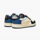 Fragment Design X Travis Scott X Jordan 1 Retro Low White/Black-Royal- Sail