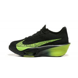 Unisex Nike Air Zoom Alphafly NEXT 3 Black and Green Running Shoes