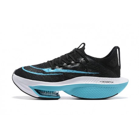 Unisex Nike Air Zoom Alphafly Next 2 Black and Blue Running Shoes