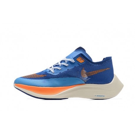 Unisex Nike ZoomX VaporFly NEXT Blue Orange Running Shoes