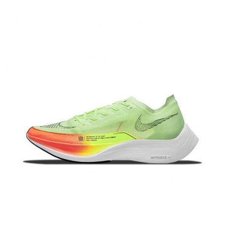 Unisex Nike ZoomX VaporFly NEXT Red Yellow Running Shoes