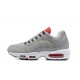 Mens Nike Air Max 95 TT Grey White and Red Running Shoes