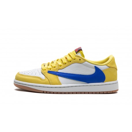 Nike Air Jordan 1 Low (W) TRAVIS SCOTT - CANARY DZ4137-700 Shoes